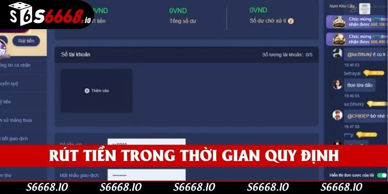Cần kiểm tra lại hạn mức giao dịch phù hợp trước khi tiến hành rút Cần kiểm tra lại hạn mức giao dịch phù hợp trước khi tiến hành rút